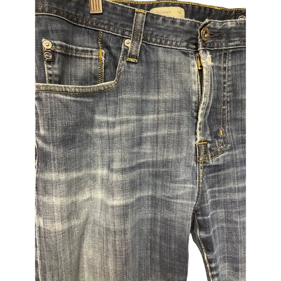 AG Adriano Goldschmied Protoge Men's Jeans Straight Leg Denim Size 36 Distressed - Picture 4 of 9
